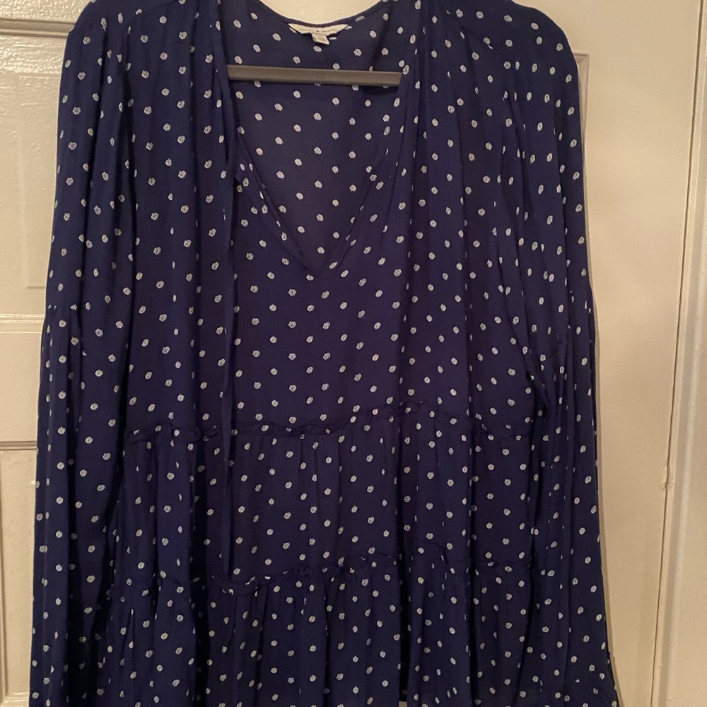 Navy Large long sleeve top